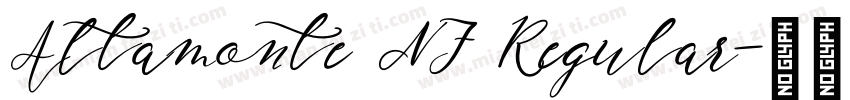 Altamonte NF Regular字体转换